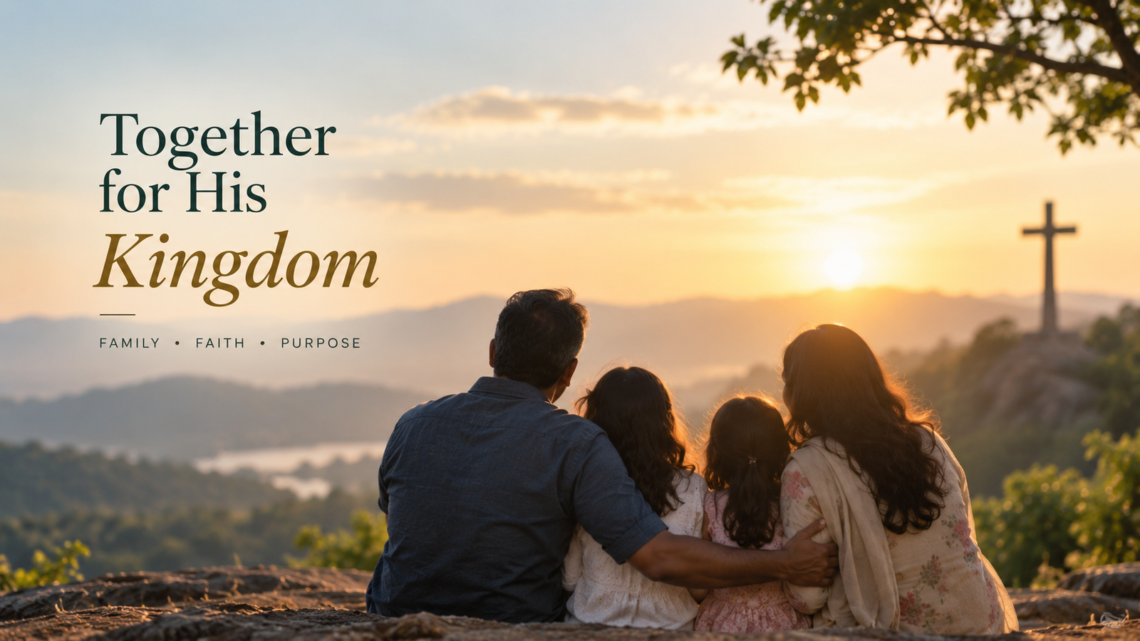Family photo — Pastor Suresh, Pastor Kavitha & family